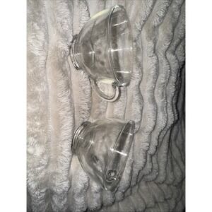 Anchor Hocking Glass Clear 6 oz Punch,Coffee, Tea, Espresso Cup Set Of 2 OLA01